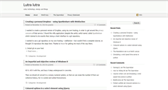 Desktop Screenshot of lutralutra.co.uk